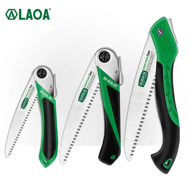 LAOA Pruner Secateurs Pruning SK5 Gardening Serra Outdoor Camping Saws Foldable Sharp Tooth DIY Woodworking Garden Saw