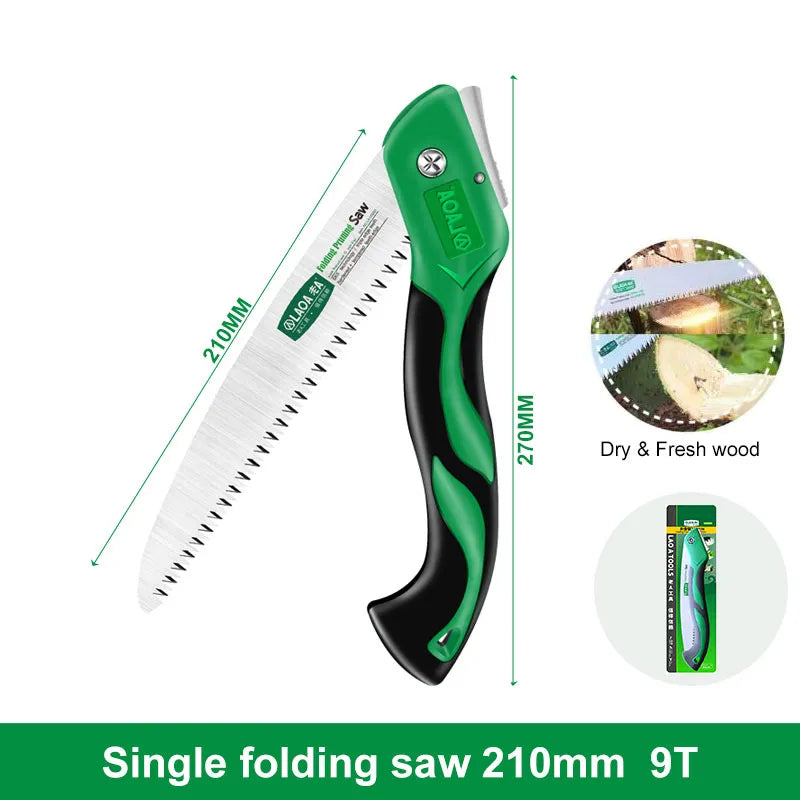 LAOA Pruner Secateurs Pruning SK5 Gardening Serra Outdoor Camping Saws Folding Sharp Tooth DIY Woodworking Garden Saw