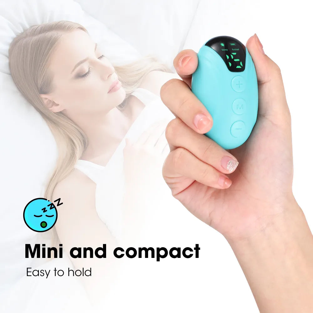 Handheld slaaphulpapparaat Verlicht slapeloosheid Instrument Help slapen Nachtangst Therapie Relaxatio Drukontlasting Slaapapparaat