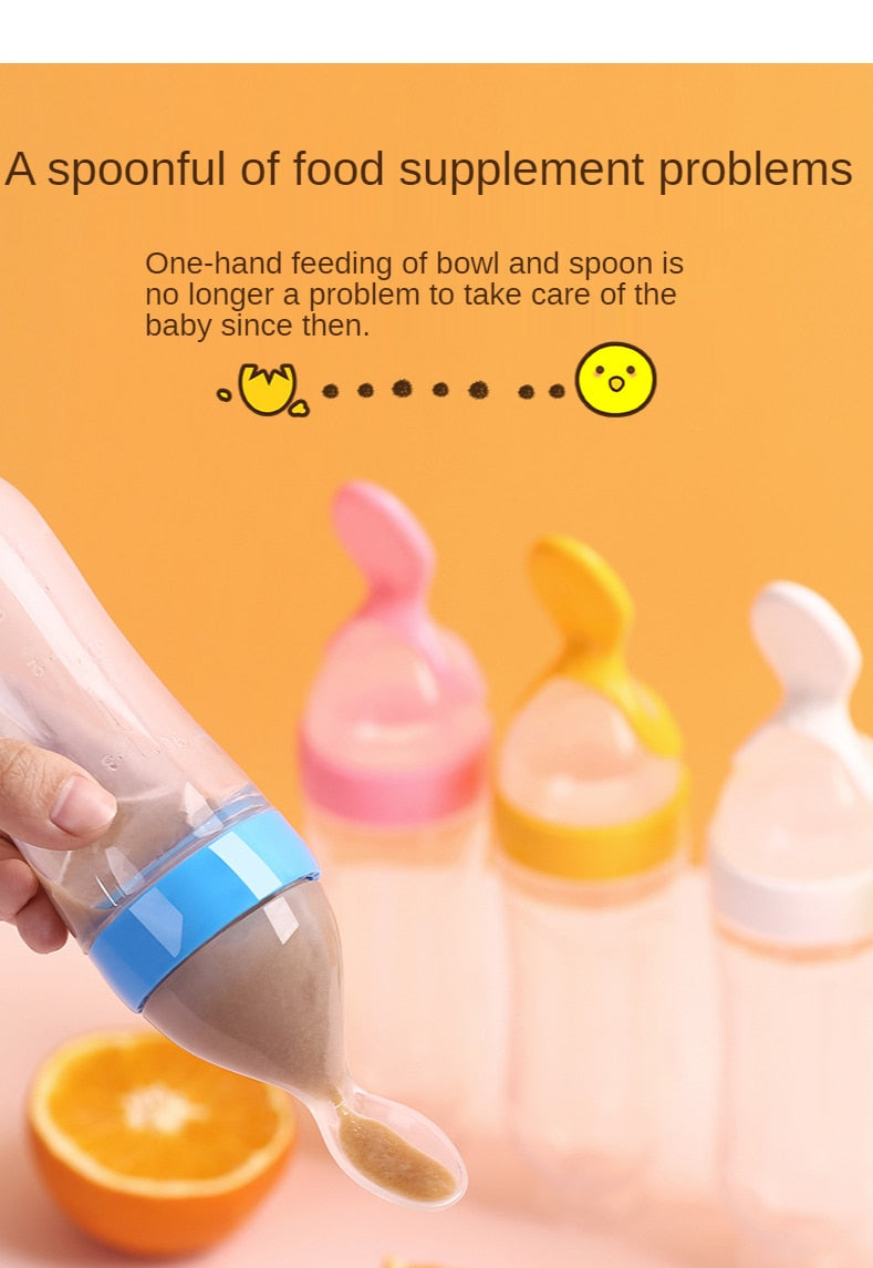 Squeeze Feeding Spoon