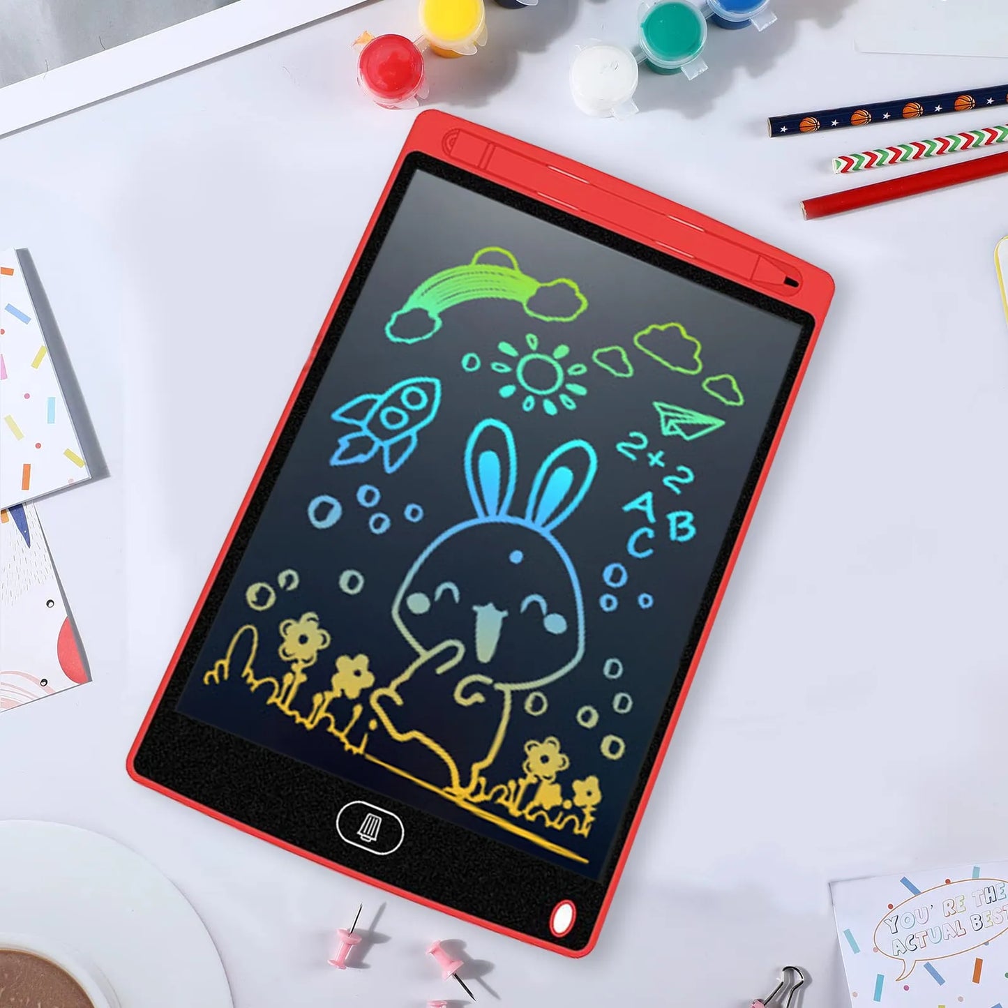 Yoors Shop 8.5 Inch Electronic LCD Writing Board For Graffiti Doodle, Smart Drawing Board, Children's Writing Board