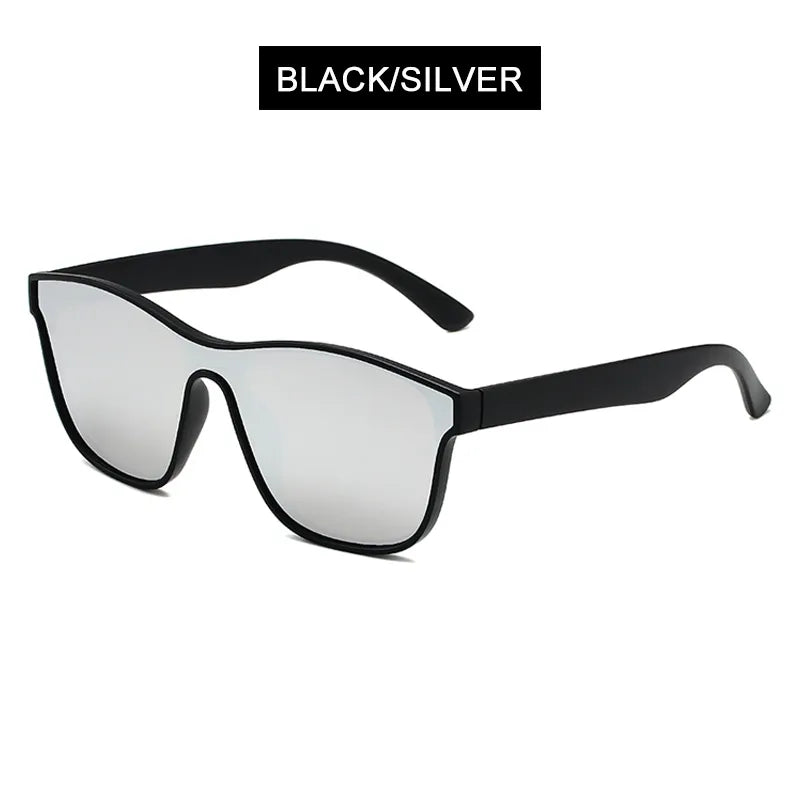 New Square Polarized Sunglasses Men Women Fashion Square Male Sun Glasses Stylish One-piece Lens Driving Vacation Shades UV400