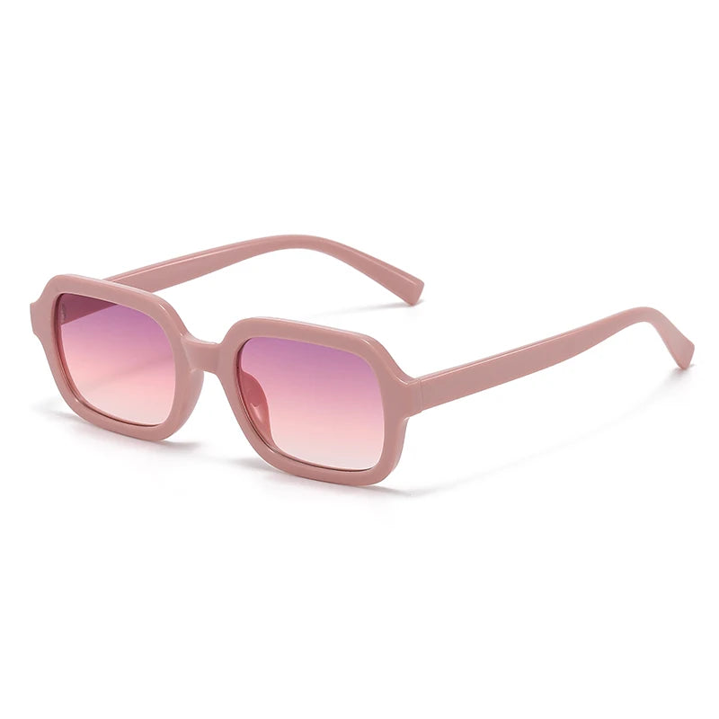 Mode Nieuwe Kleine Vierkante Zonnebril Vrouwen Merk Brillen Trendy Geel Vintage Zonnebril Vrouwelijke Gafas De Sol Mujer UV400