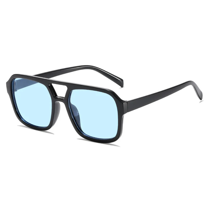 Erwachsenenstil, Sonnenbrille, quadratisch, doppelter neuer Strahl, personalisierte koreanische Version, trendige Sonnenbrille, hochwertig, UV-beständig,