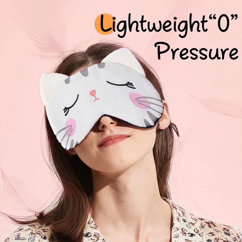 Sleeping Eye Mask Eyeshade Health Sleep Mask For Eyes Adjustable Light Breathable Blocking Eyepatch Travel Relax Sleeping Cover