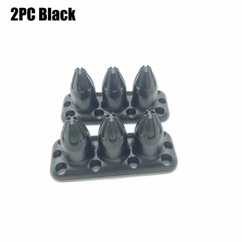 2PC Military Self-defense Combat Buckle Protection Security Spike Kuba Kickz Tactical Boot Nail Wushu Boot Nail Survival Tool