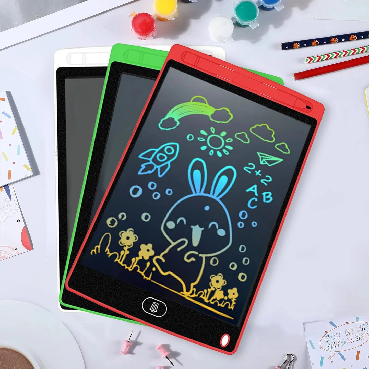 Yoors Shop 8.5 Inch Electronic LCD Writing Board For Graffiti Doodle, Smart Drawing Board, Children's Writing Board