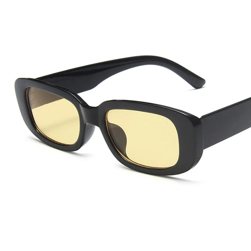 Mode Zomer Retro Punk Rechthoek Zonnebril UV400 Zonneschermen Mannen Vrouwen Trendy Vintage Kleine Vierkante Zonnebril Eyewear