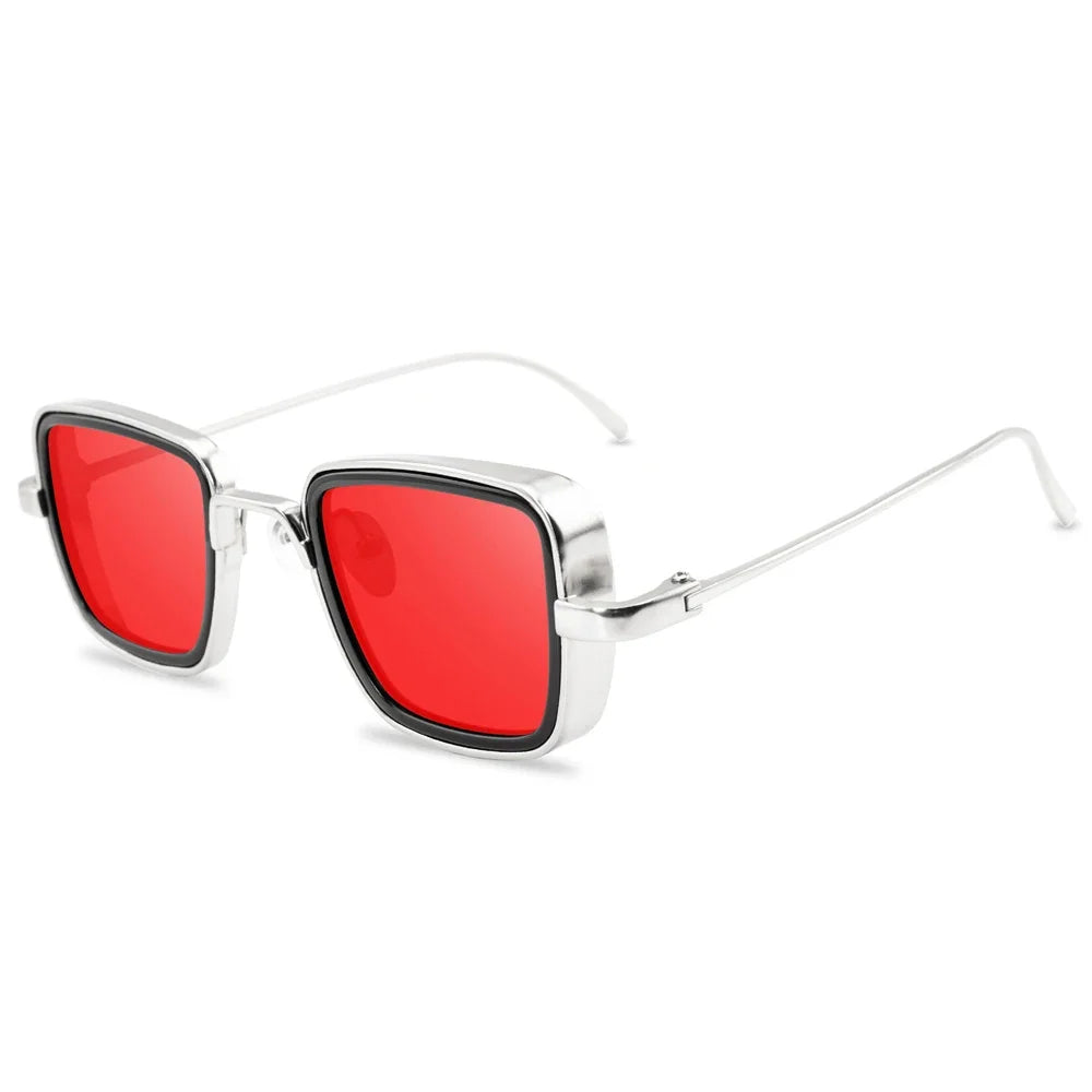 Nieuwe Vintage Metalen Steampunk Zonnebril Mannen Vrouwen Vierkante Zonnebril Voor Mannen Vrouwen Stijlvolle Retro Merk Shades Mannelijke Vrouwelijke UV400