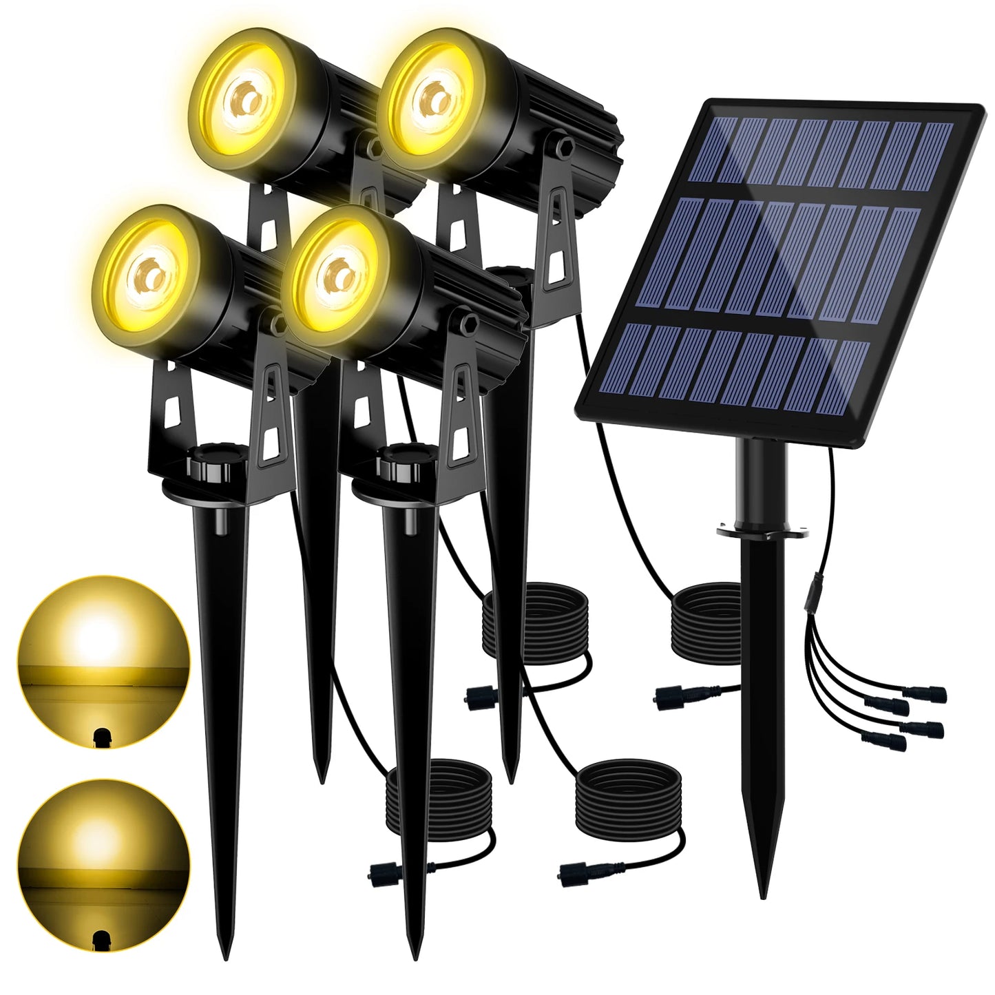 3000K/6000K/RGB Solar LED Licht Outdoor Solar Strahler Solar Garten Licht Outdoor IP65 Wasserdichte Solar power Licht Wand Licht