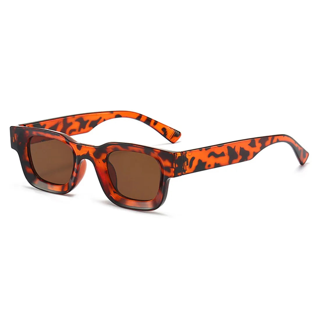 Mode Zomer Retro Punk Rechthoek Zonnebril UV400 Zonneschermen Mannen Vrouwen Trendy Vintage Kleine Vierkante Zonnebril Eyewear