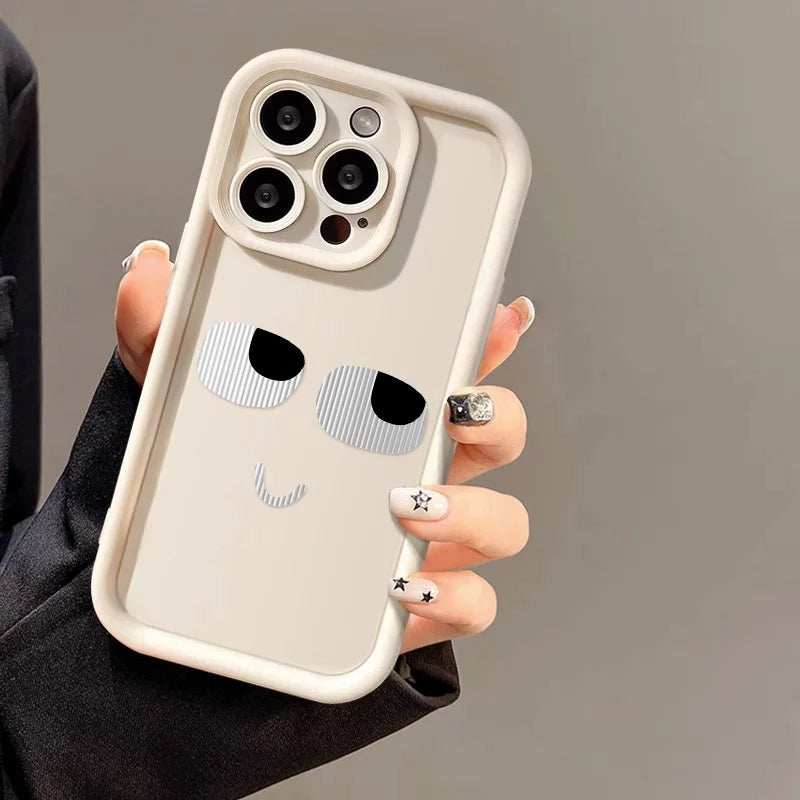 Funny Painted Case For iPhone 15 Cases iPhone 14 11 12 13 15 Pro Max 7 8 15 Plus X XR XS Max SE 2020 2022 Shockproof Soft Cover