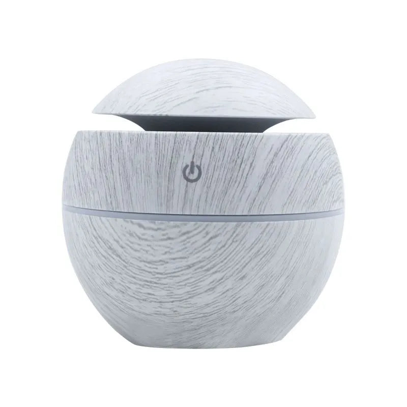 Home Wood Grain Air Humidifier Purifier Aroma Diffuser USB Ultrasonic Cool Mist Sprayer Essential Oil Fragrance