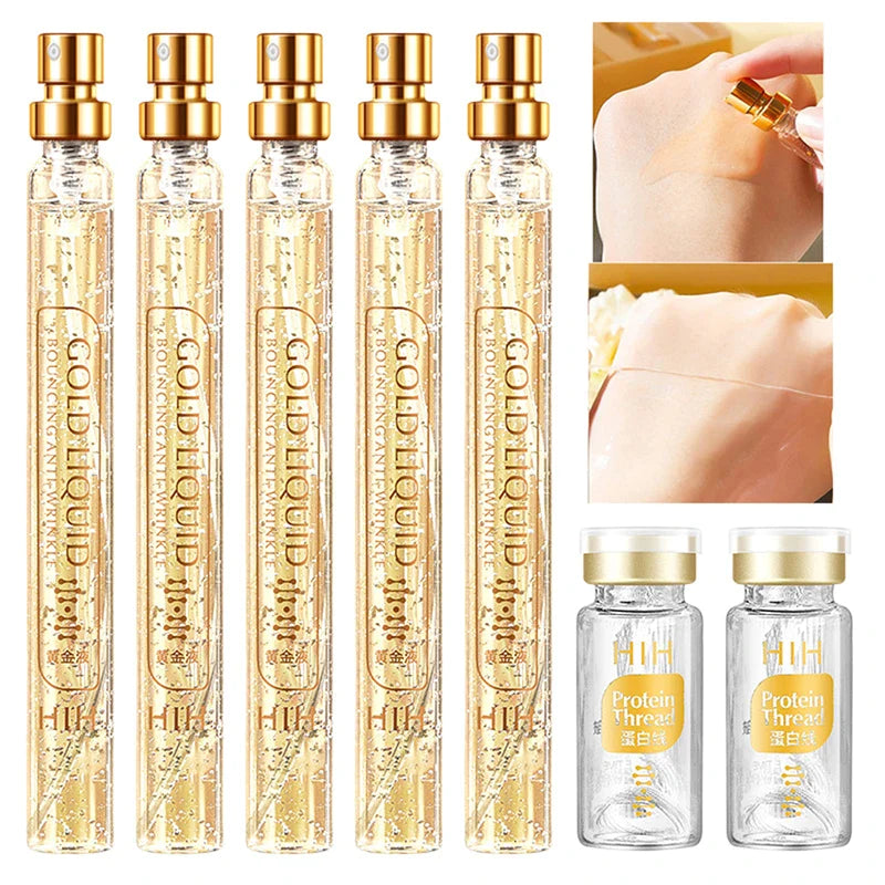 Protein Thread Lifting Set Gezichtsvuller Absorbeerbaar collageen Protein Thread Verstevigend Anti-aging Gladmakend Verstevigend Hydraterend