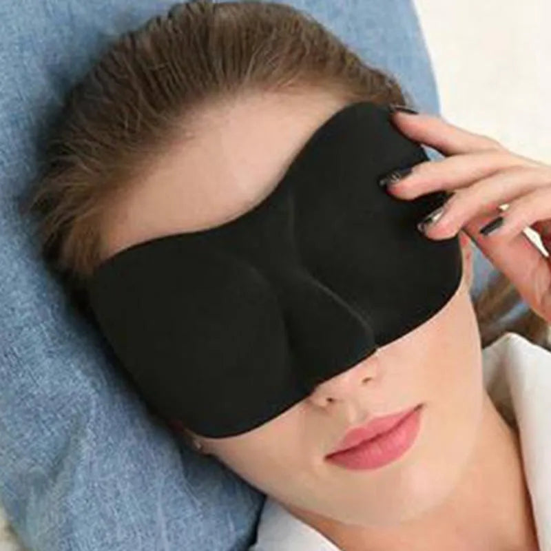 3D Sleeping Mask Block Out Light Eye Mask for Sleeping Comfort Eye Shades for Travel Nap Blindfold Sleeping Aid Eye Patch Masks