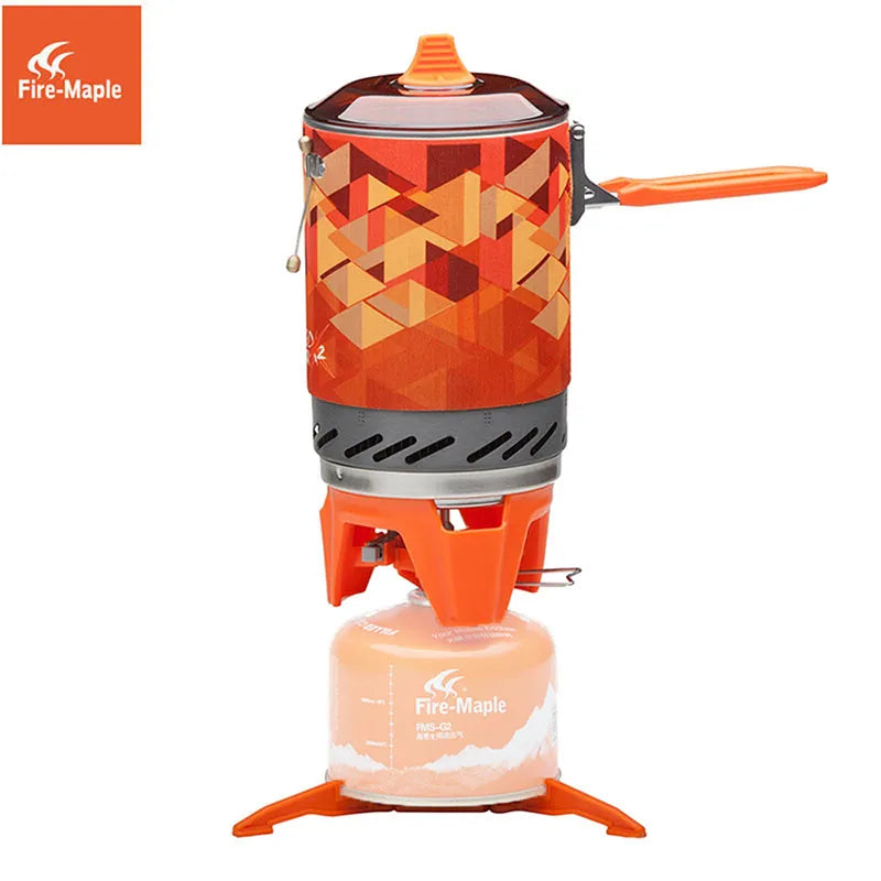 Fire Maple X2 Outdoor Gasfornuis Brander Toeristische Draagbare Kooksysteem Met Warmtewisselaar Pot FMS-X2 Camping Wandelen Gasfornuis