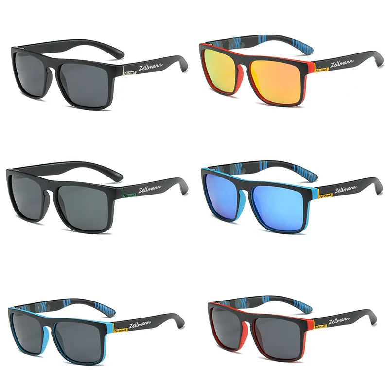 2023 New Fashion Polarized Sunglasses Color Changing Men Outdoor Sports Cycling Eyewear Road Mountain Bike Cycling Glasses