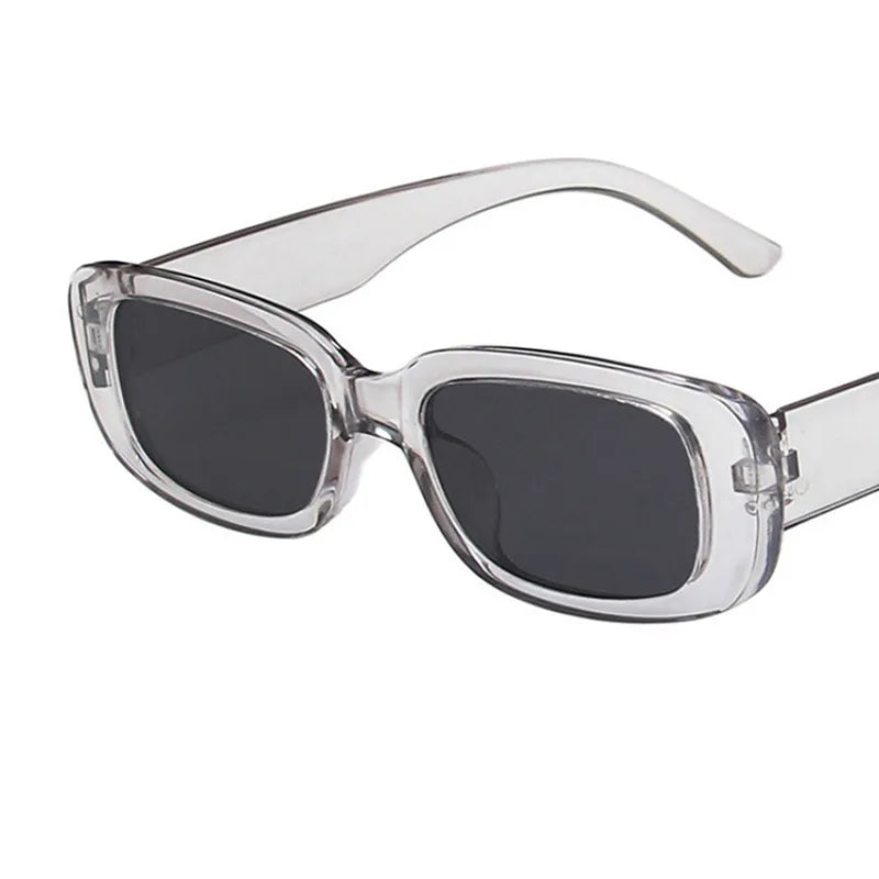 Mode Zomer Retro Punk Rechthoek Zonnebril UV400 Zonneschermen Mannen Vrouwen Trendy Vintage Kleine Vierkante Zonnebril Eyewear