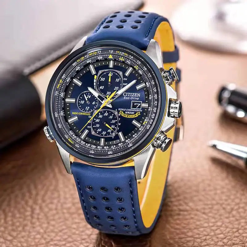 Luxury Trend Quartz Calendar Waterproof Multi Function Fancy Round Stainless Automatic Watch