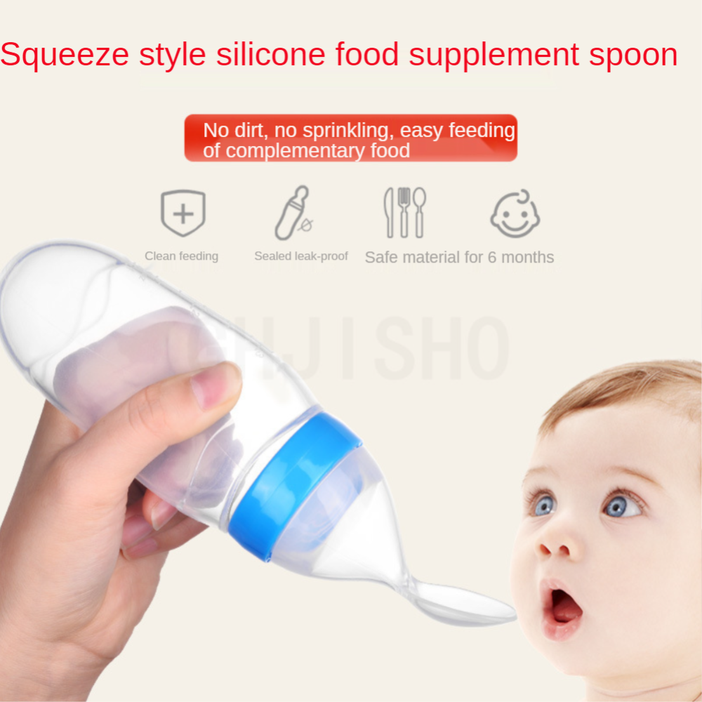 Squeeze Feeding Spoon