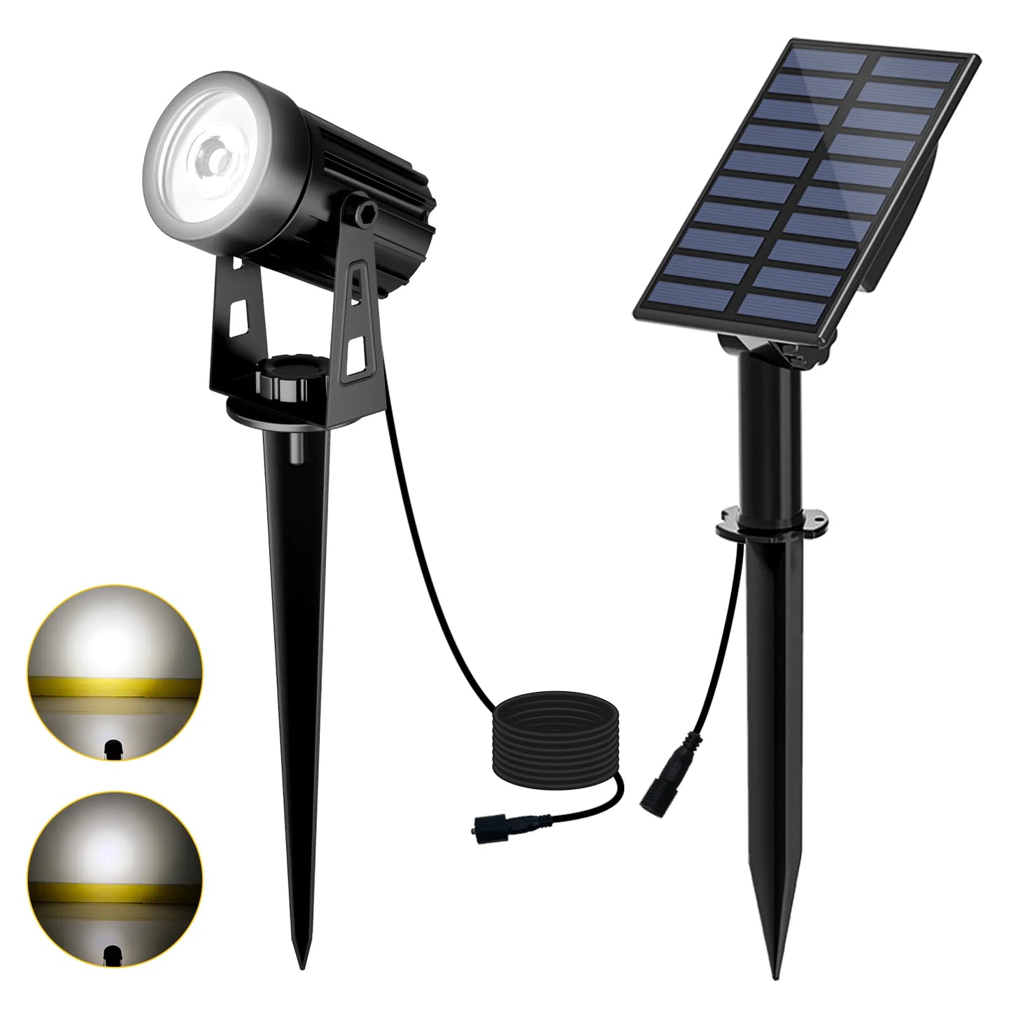 3000K/6000K/RGB Solar LED Licht Outdoor Solar Strahler Solar Garten Licht Outdoor IP65 Wasserdichte Solar power Licht Wand Licht