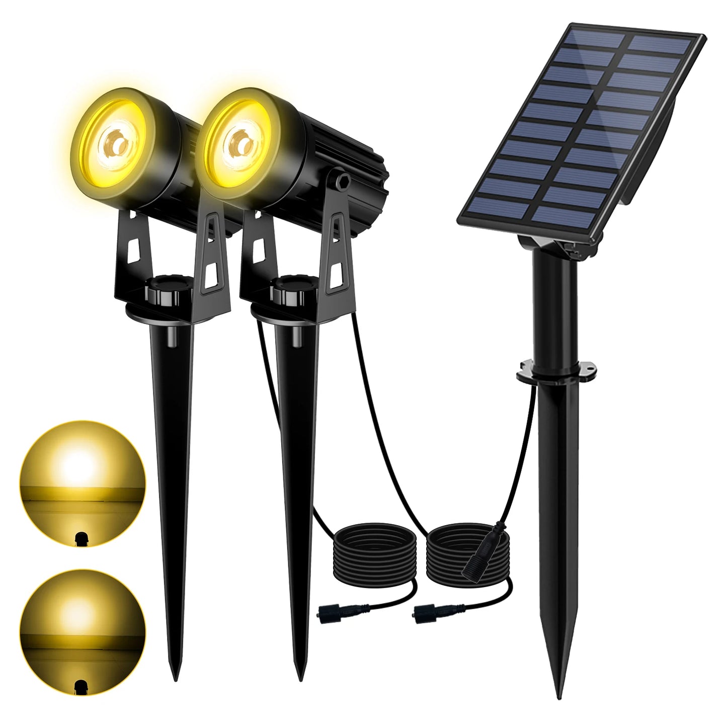 3000K/6000K/RGB Solar LED Licht Outdoor Solar Strahler Solar Garten Licht Outdoor IP65 Wasserdichte Solar power Licht Wand Licht