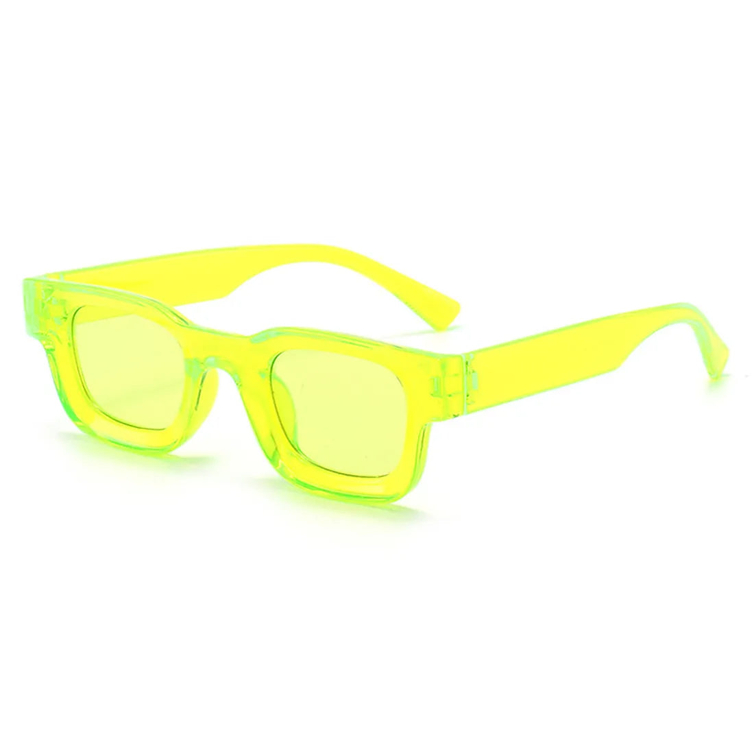 Mode Zomer Retro Punk Rechthoek Zonnebril UV400 Zonneschermen Mannen Vrouwen Trendy Vintage Kleine Vierkante Zonnebril Eyewear