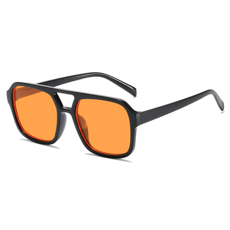 Erwachsenenstil, Sonnenbrille, quadratisch, doppelter neuer Strahl, personalisierte koreanische Version, trendige Sonnenbrille, hochwertig, UV-beständig,