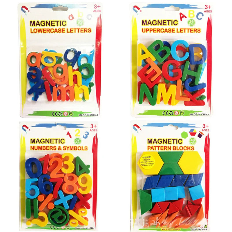 Magnetische alfabetletters voor het leren van kinderen