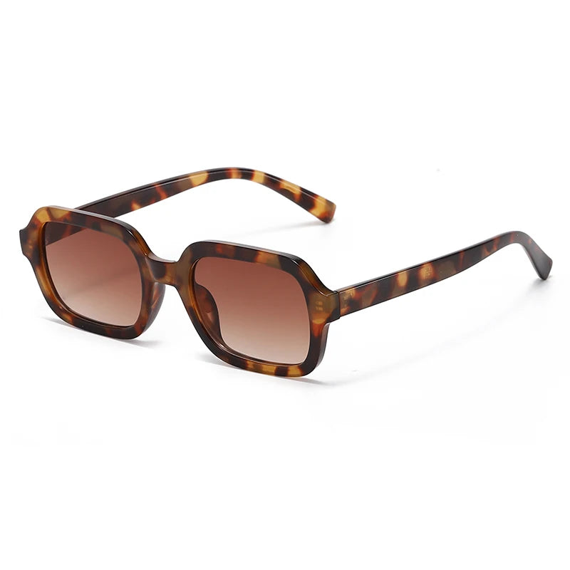 Mode Nieuwe Kleine Vierkante Zonnebril Vrouwen Merk Brillen Trendy Geel Vintage Zonnebril Vrouwelijke Gafas De Sol Mujer UV400