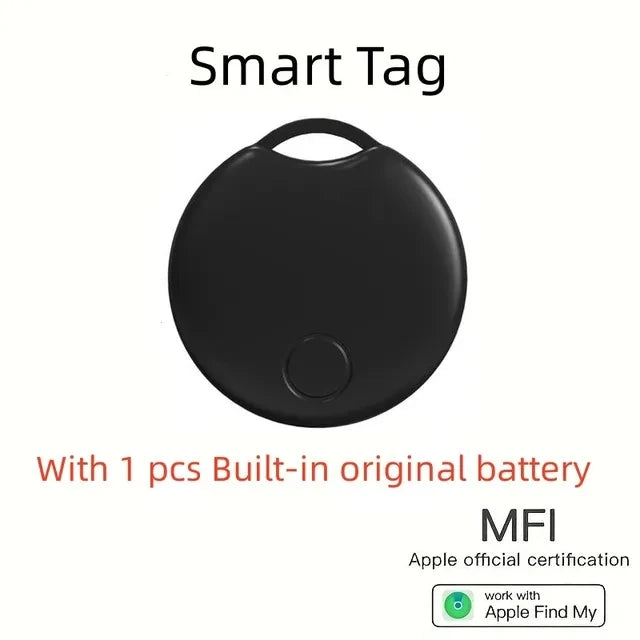 GPS Mini Tracker MFI Certification Anti Lose Reminder Device Key Wallet Car Smart Air Tag Works With Apple Find My IOS System