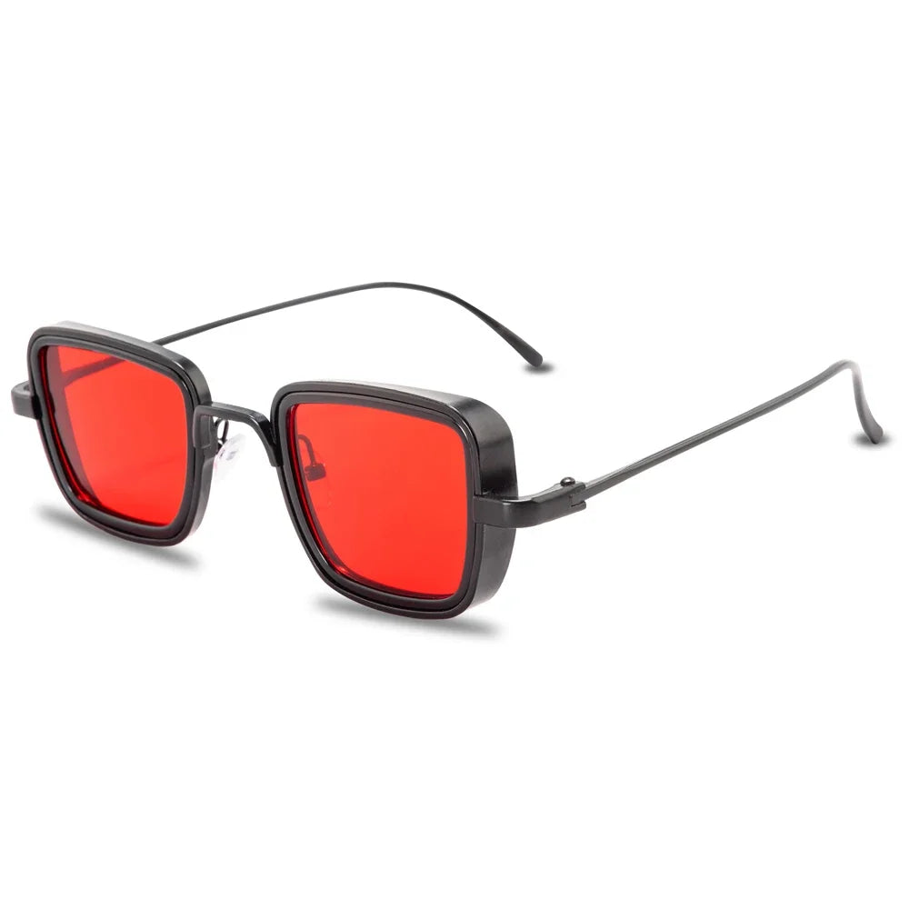 Nieuwe Vintage Metalen Steampunk Zonnebril Mannen Vrouwen Vierkante Zonnebril Voor Mannen Vrouwen Stijlvolle Retro Merk Shades Mannelijke Vrouwelijke UV400