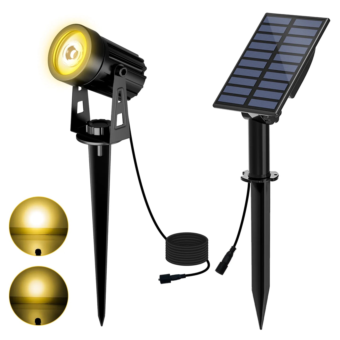 3000K/6000K/RGB Solar LED-licht Outdoor Solar Spotlight Solar Garden Light Outdoor IP65 waterdichte zonne-energie licht wandlamp