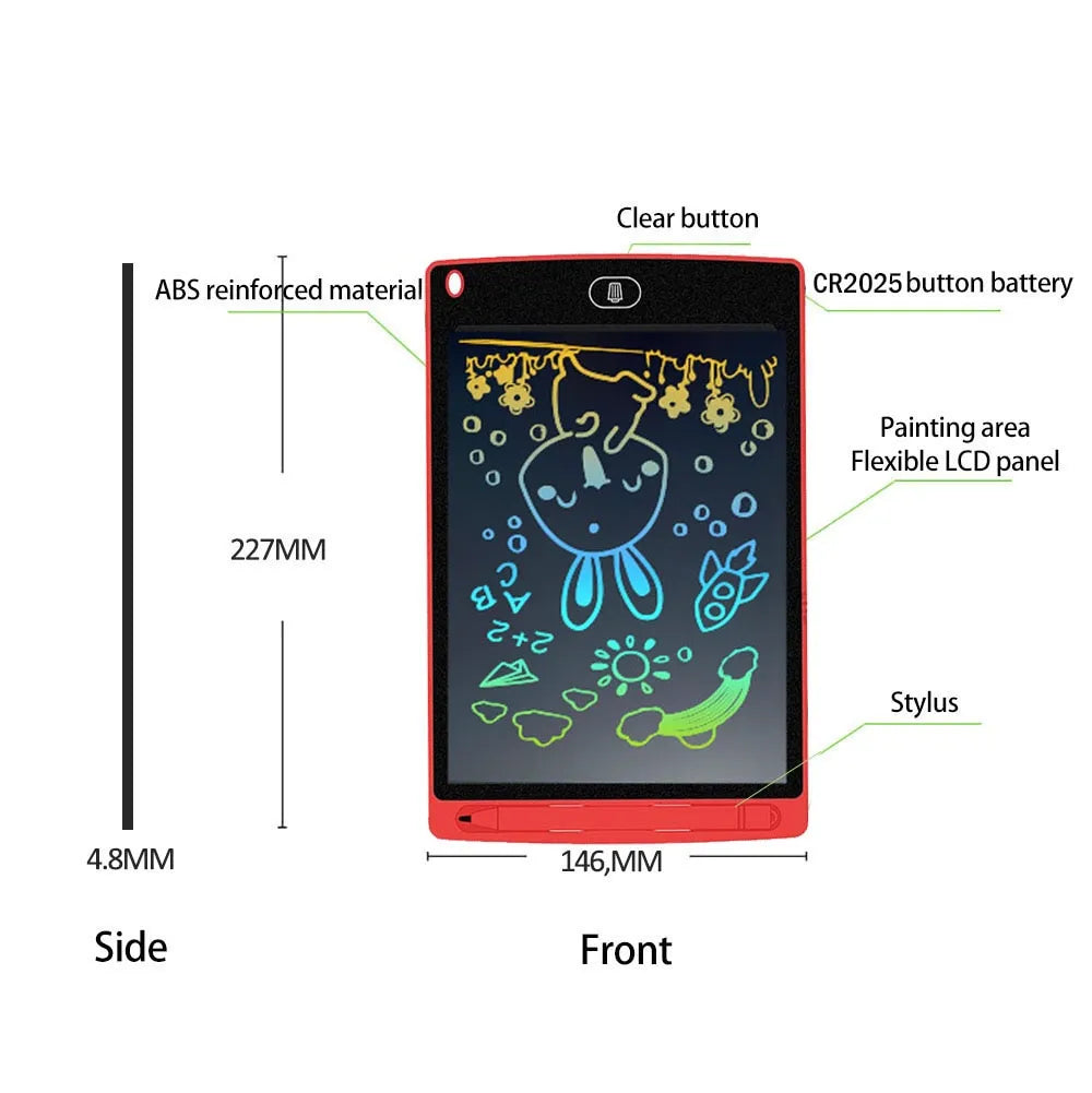 Yoors Shop 8,5 Zoll elektronisches LCD-Schreibbrett für Graffiti-Doodle, intelligentes Zeichenbrett, Kinderschreibbrett