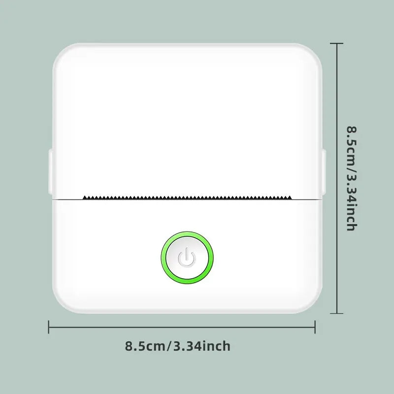 Mini HD draagbare label thermische printer Endurance Bluetooth-printer voor studenten Fout Titel Opmerking Verkeerde zak Inktloos afdrukken